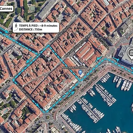Joli Avec Balcon, Centre De Cannes, 5 Mn A Pieds De La Et Du Palais Des Festivals * Cannes
